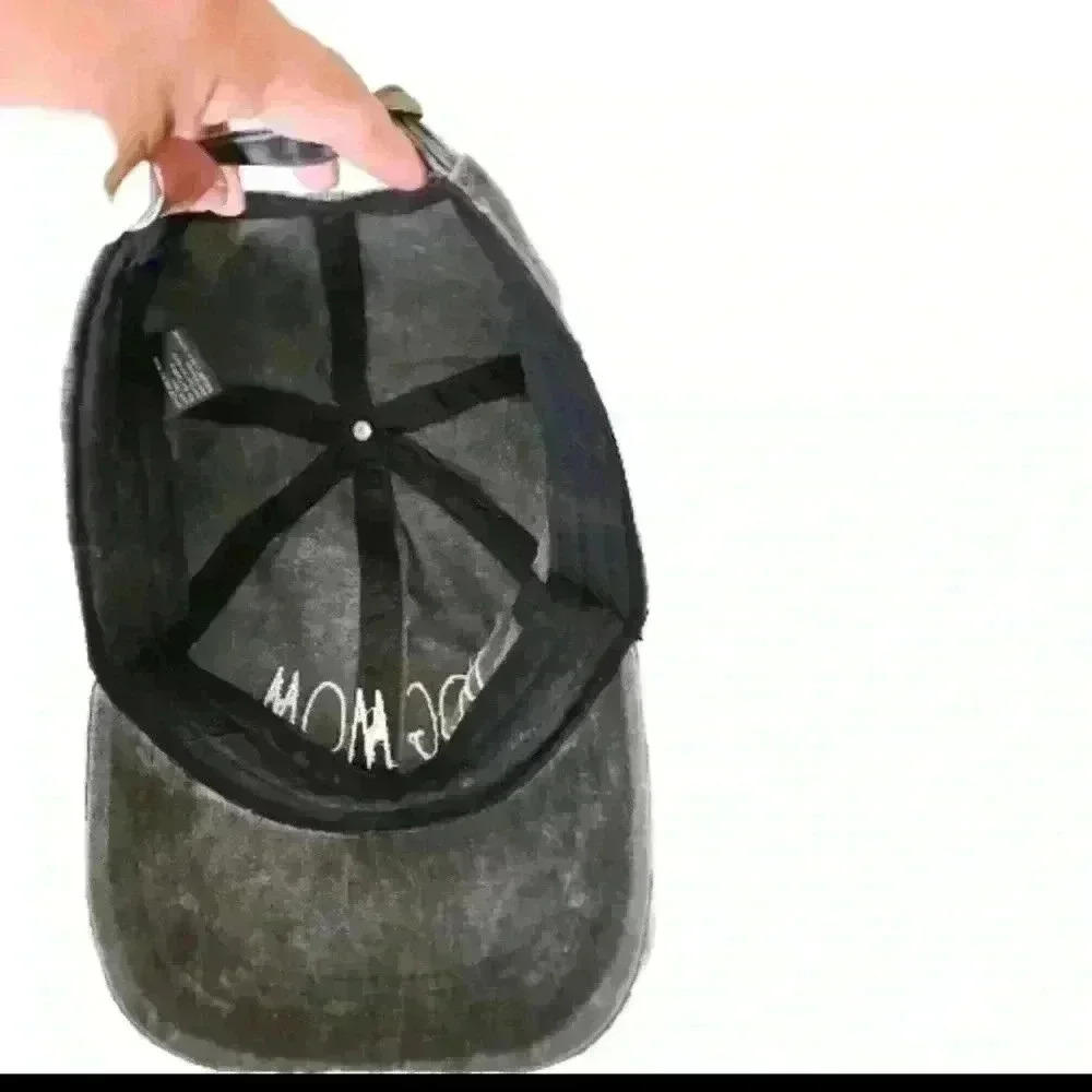 Rae Dunn Gray Dog Mom Adjustable Baseball Cap - Picture 6 of 7